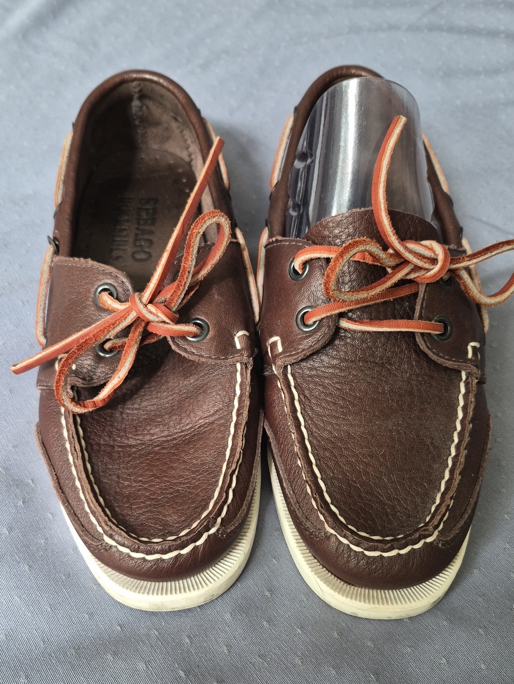 Sebago Docksides Leather Moccasin Boat Shoes Womens 7 Classic Preppy Lakeshore